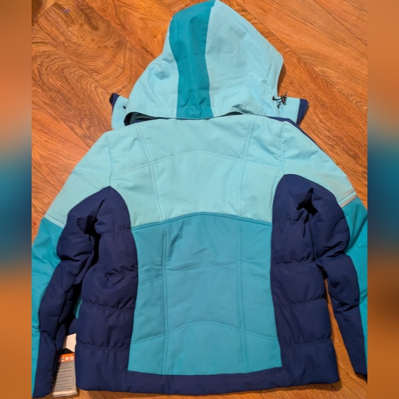 Obermeyer Blue and Teal Ski Jacket - Picture 8 of 8